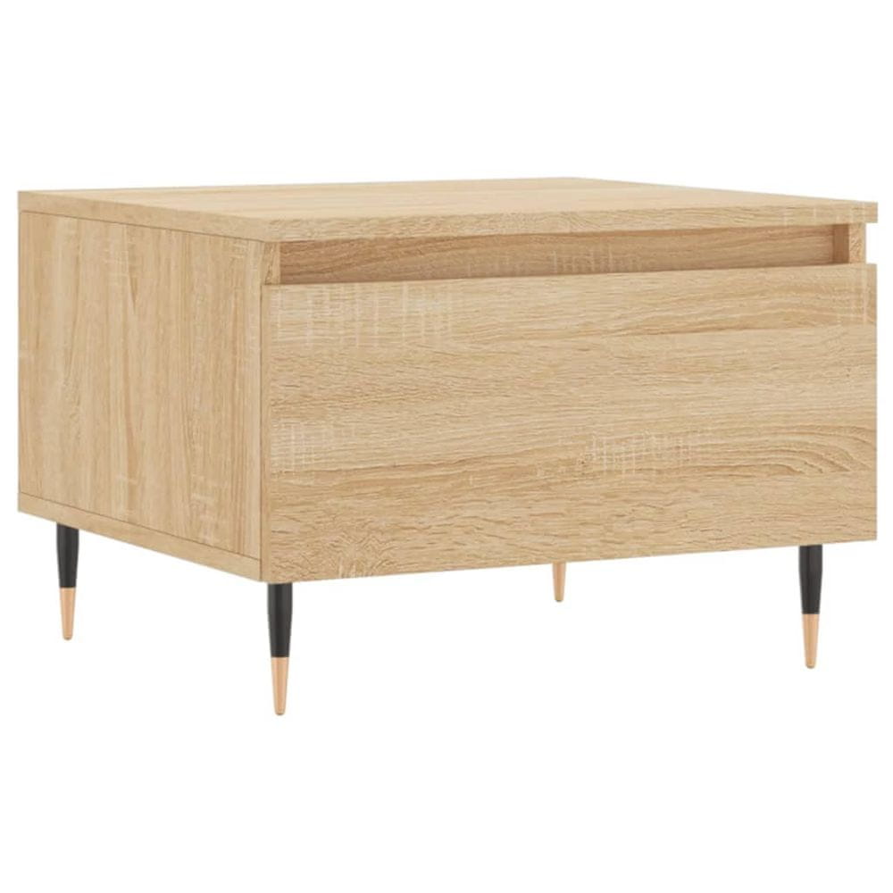 Vidaxl Konferenčný stolík dub sonoma 50x46x35 cm kompozitné drevo